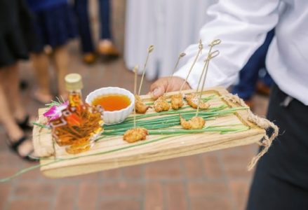 Chicken & Waffle with Warm Maple Syrup Dip