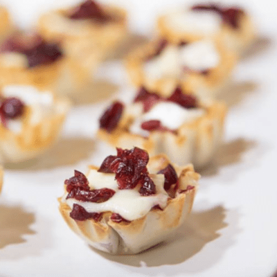 Cranberry & Brie Tartlets