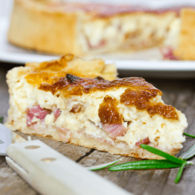 Ham Quiche (freezer friendly)