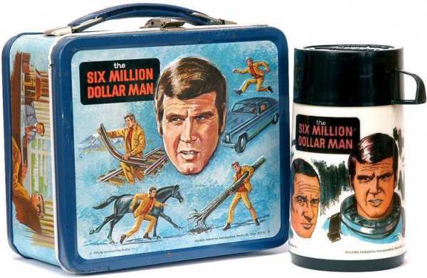 six million dollar man lunchbox